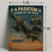 F-4 Phantom Ii Legend Of The Skies Poster PosterGoat