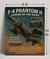 F-4 Phantom Ii Legend Of The Skies Poster PosterGoat