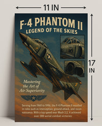 F-4 Phantom Ii Legend Of The Skies Poster PosterGoat