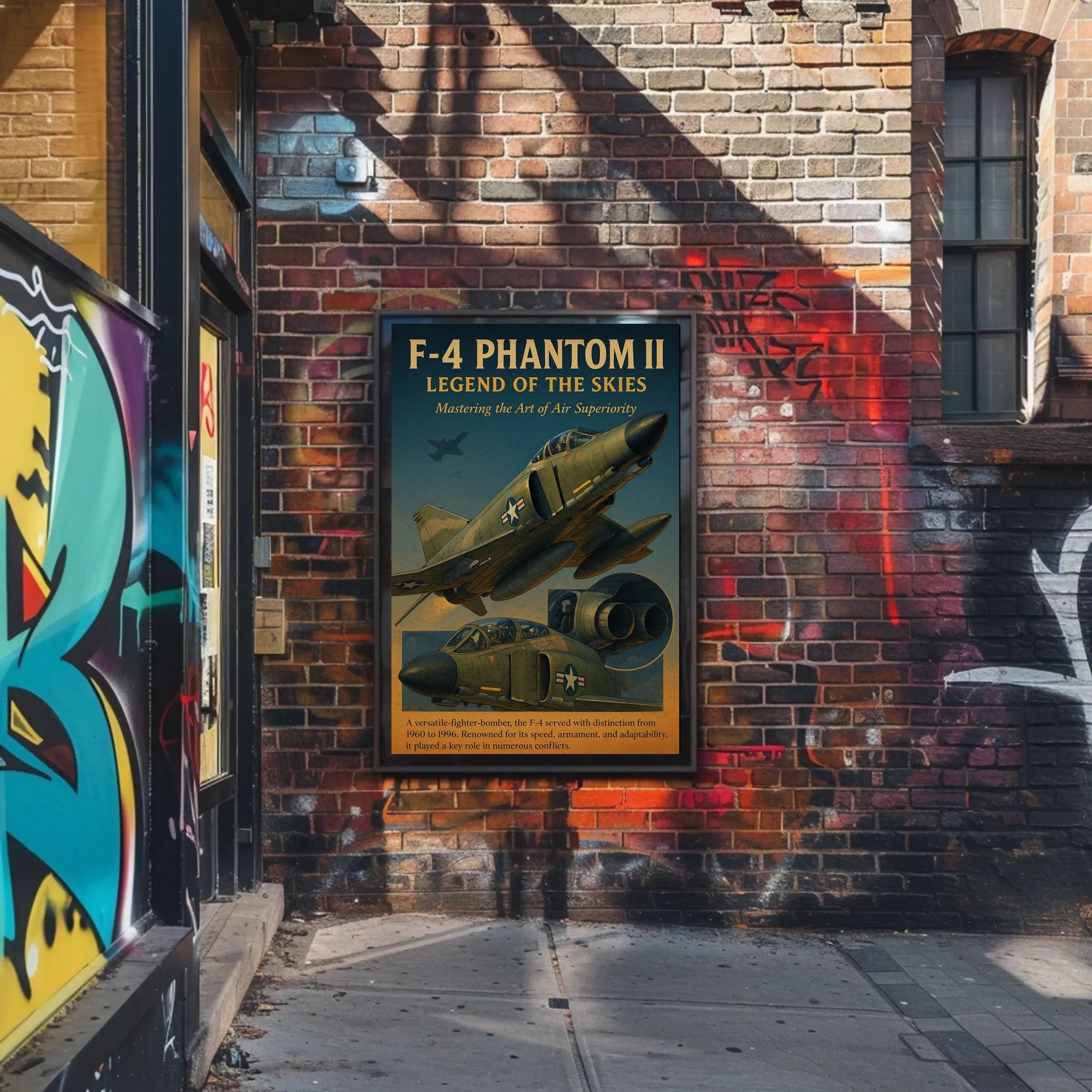 F-4 Phantom Ii Legend Of The Skies Poster PosterGoat