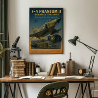 F-4 Phantom Ii Legend Of The Skies Poster PosterGoat
