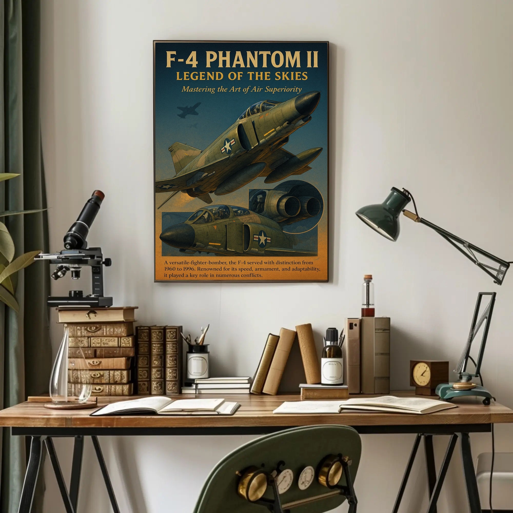 F-4 Phantom Ii Legend Of The Skies Poster PosterGoat
