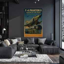 F-4 Phantom Ii Legend Of The Skies Poster PosterGoat