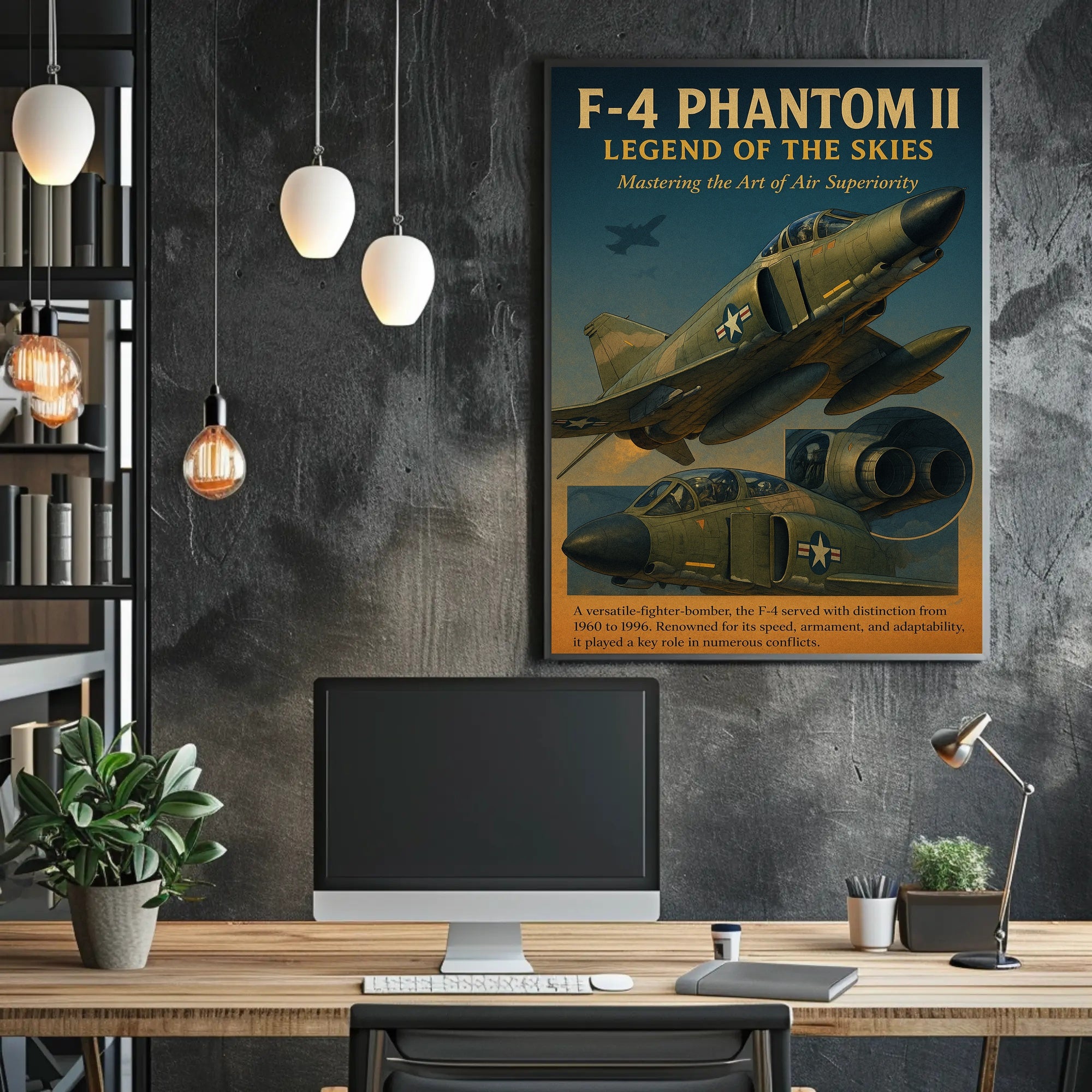 F-4 Phantom Ii Legend Of The Skies Poster PosterGoat