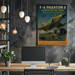 F-4 Phantom Ii Legend Of The Skies Poster PosterGoat