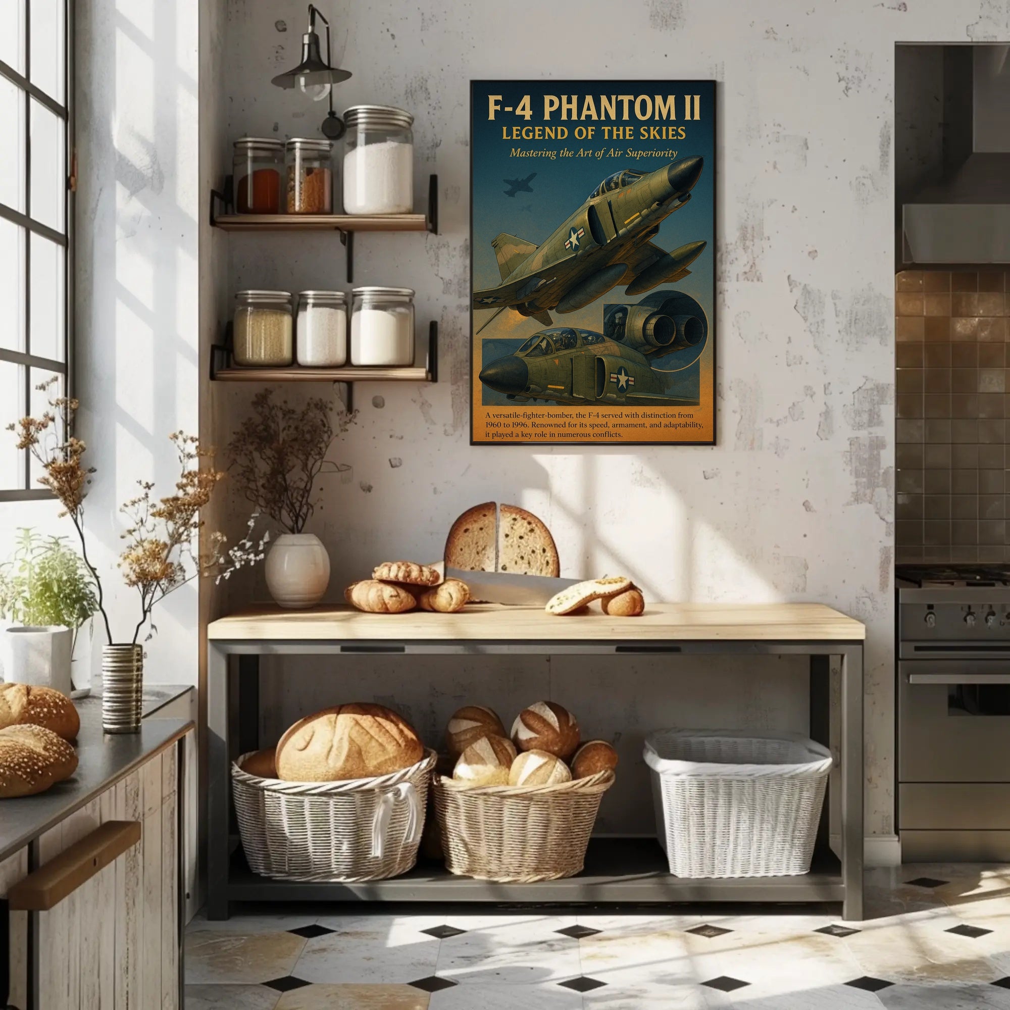 F-4 Phantom Ii Legend Of The Skies Poster PosterGoat