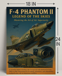 F-4 Phantom Ii Legend Of The Skies Poster PosterGoat
