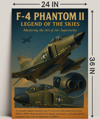 F-4 Phantom Ii Legend Of The Skies Poster PosterGoat