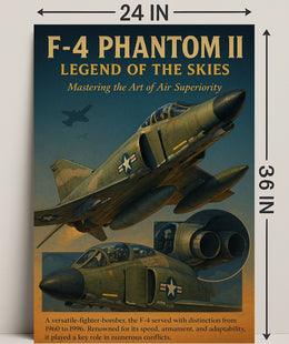 F-4 Phantom Ii Legend Of The Skies Poster PosterGoat
