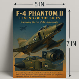 F-4 Phantom Ii Legend Of The Skies Poster PosterGoat