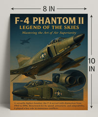 F-4 Phantom Ii Legend Of The Skies Poster PosterGoat