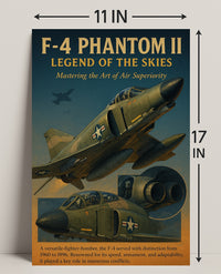F-4 Phantom Ii Legend Of The Skies Poster PosterGoat