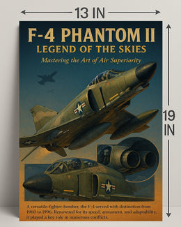 F-4 Phantom Ii Legend Of The Skies Poster PosterGoat