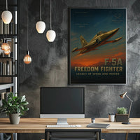 F-5A Freedom Fighter Wall Art Print PosterGoat