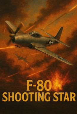 F-80 Shooting Star Vintage Poster PosterGoat
