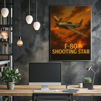 F-80 Shooting Star Vintage Poster PosterGoat
