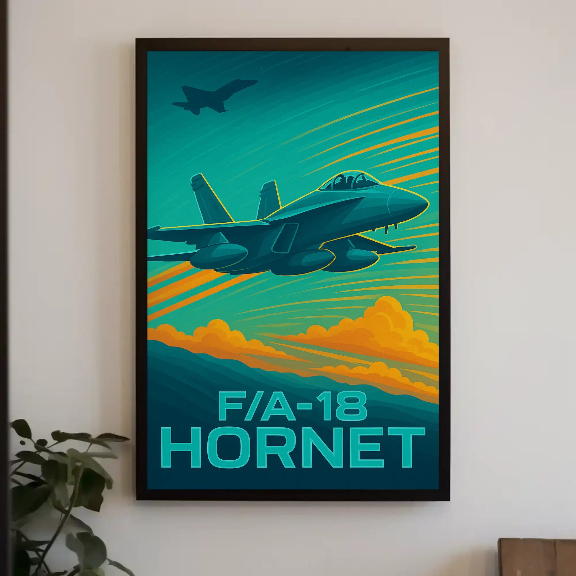 F/A-18 Hornet Fighter Jet Poster PosterGoat