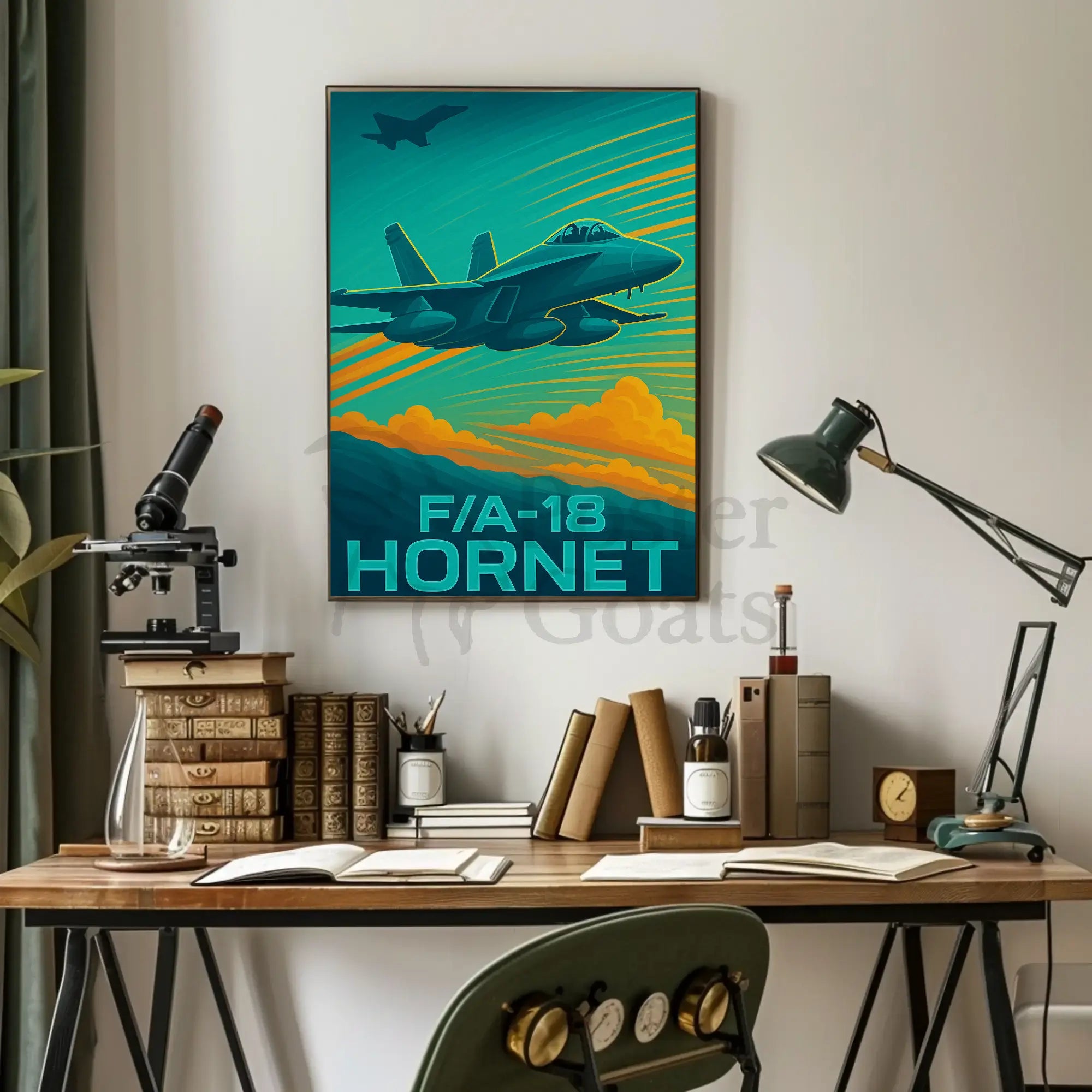 F/A-18 Hornet Fighter Jet Poster PosterGoat