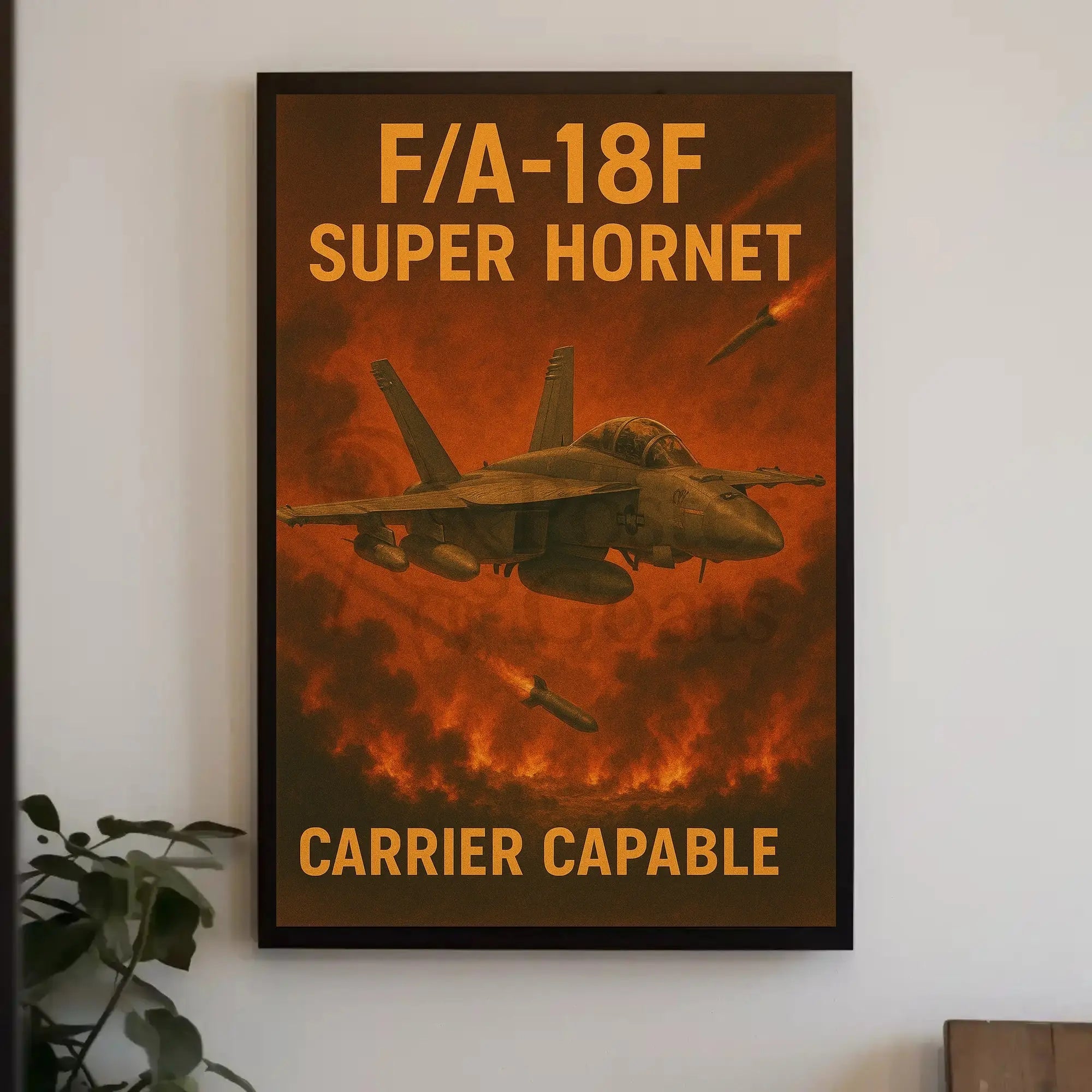F/A-18F Super Hornet Poster PosterGoat