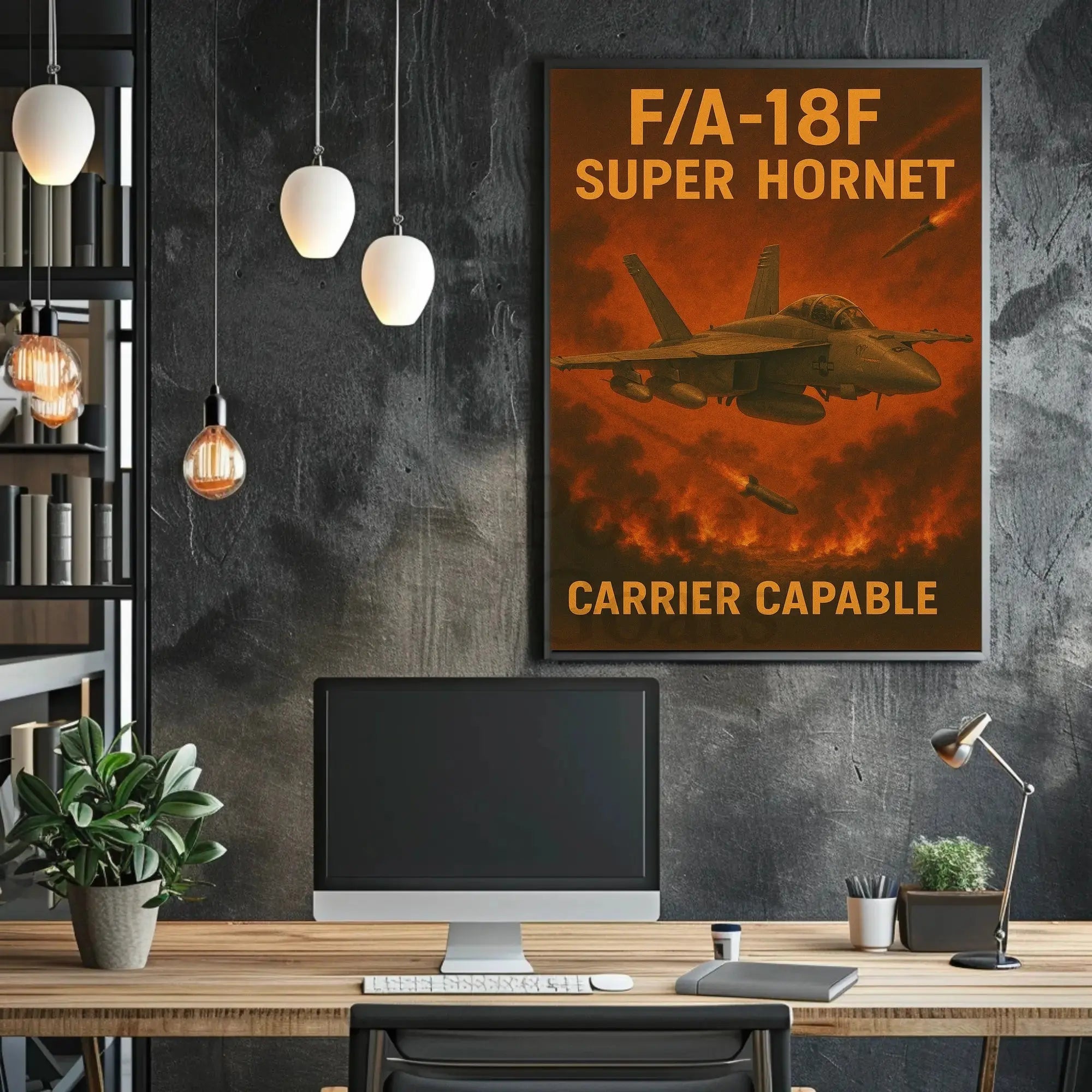 F/A-18F Super Hornet Poster PosterGoat
