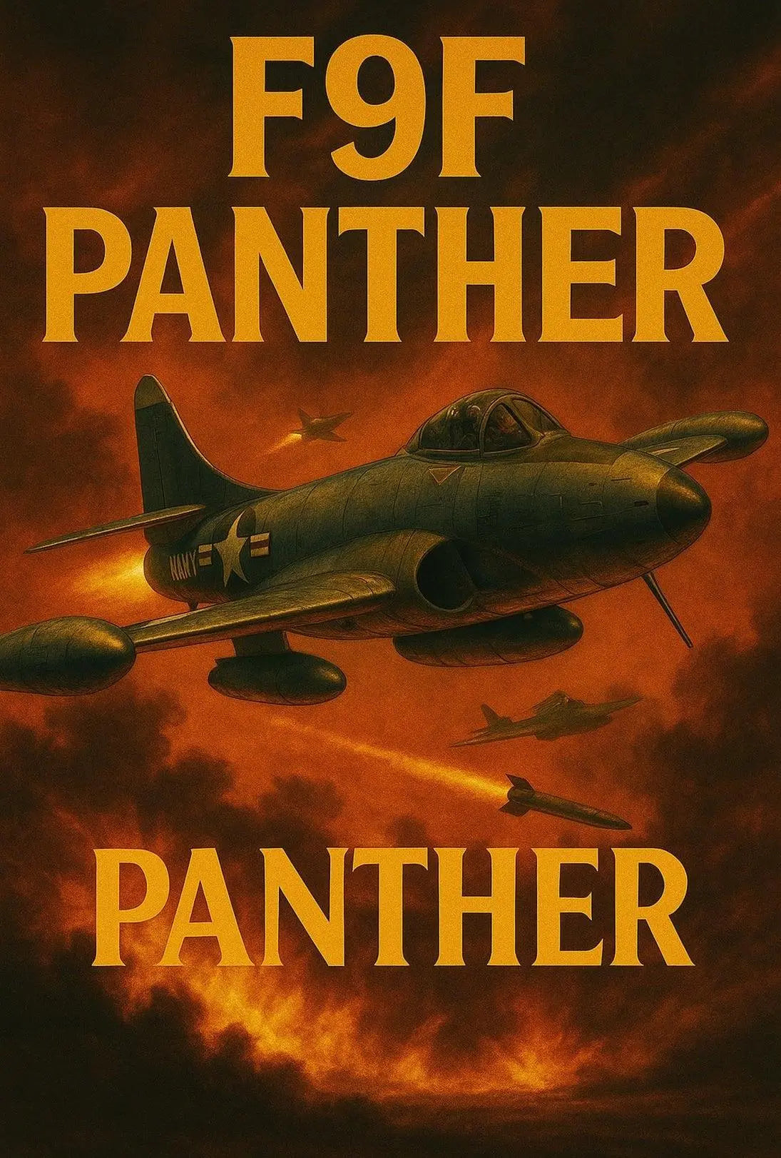 F9F Panther Aerobatic Display Poster PosterGoat