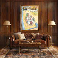 Fall Dining Gathering at Outdoors Thanksgiving Cultural Poster PosterGoat
