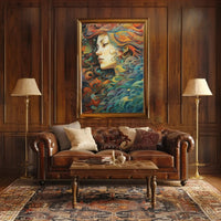 Fantastical Ocean Dreamscape Artistic Poster PosterGoat