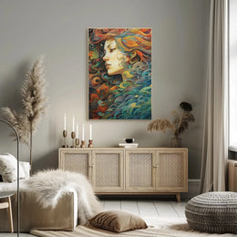 Fantastical Ocean Dreamscape Artistic Poster PosterGoat