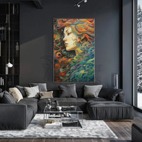 Fantastical Ocean Dreamscape Artistic Poster PosterGoat