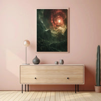 Fantastical Swirling Vortex Futuristic Sci-Fi Poster PosterGoat