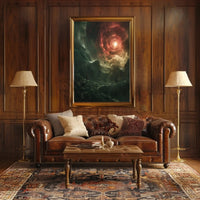Fantastical Swirling Vortex Futuristic Sci-Fi Poster PosterGoat