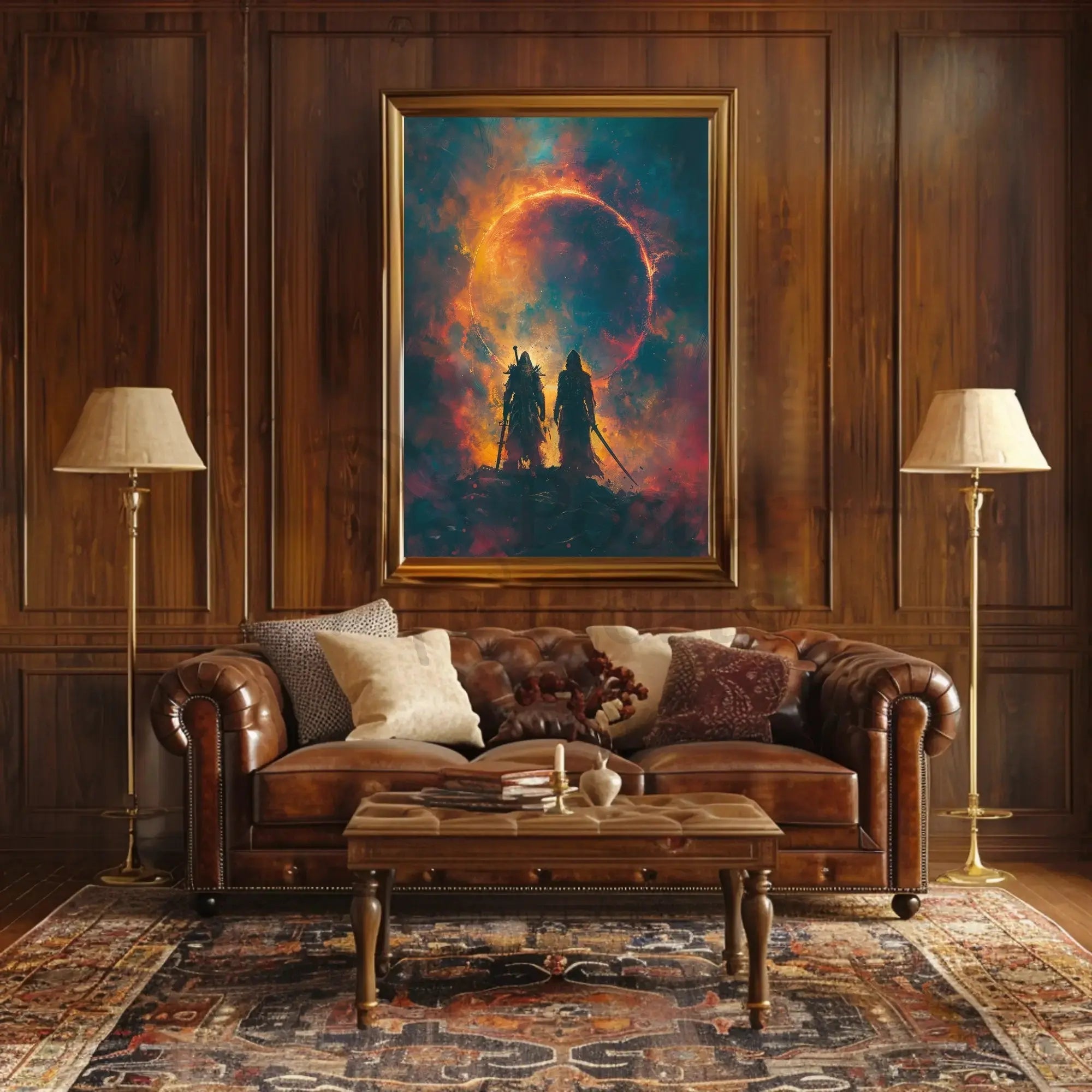 Fantasy Battle Epic: Abstract, Artistic, or Pop Culture Poster PosterGoat