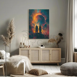 Fantasy Battle Epic: Abstract, Artistic, or Pop Culture Poster PosterGoat