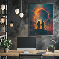 Fantasy Battle Epic: Abstract, Artistic, or Pop Culture Poster PosterGoat