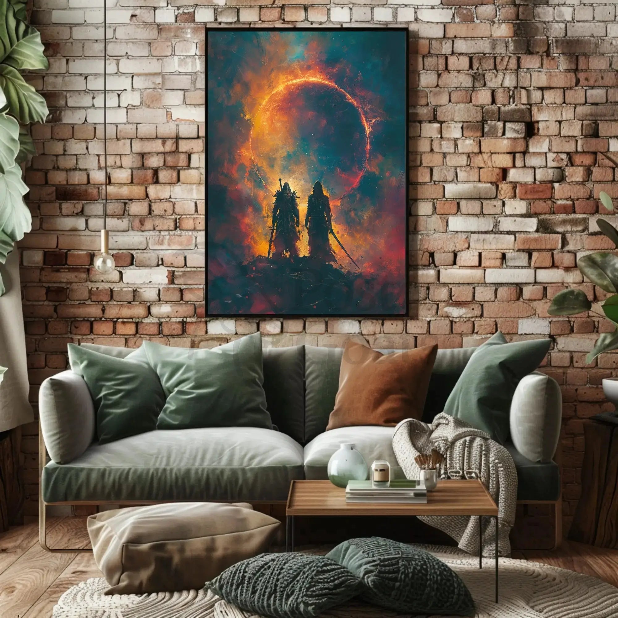 Fantasy Battle Epic: Abstract, Artistic, or Pop Culture Poster PosterGoat