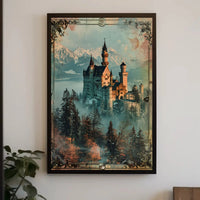 Fantasy Castle with Romantic Era Charm Poster PosterGoat