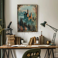 Fantasy Castle with Romantic Era Charm Poster PosterGoat