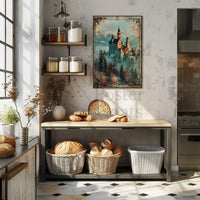 Fantasy Castle with Romantic Era Charm Poster PosterGoat