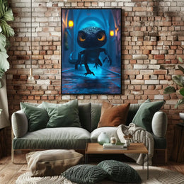 Fantasy Dragon Lizard Adventure Animal Poster PosterGoat
