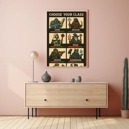 Fantasy RPG Characters: Medieval Adventure in Mythology Poster PosterGoat
