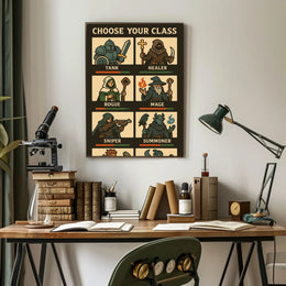 Fantasy RPG Characters: Medieval Adventure in Mythology Poster PosterGoat