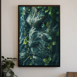 Fantasy Tree Spirit Enchantment, Artistic Pop Culture Poster PosterGoat