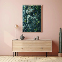 Fantasy Tree Spirit Enchantment, Artistic Pop Culture Poster PosterGoat