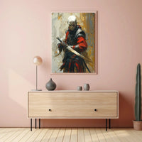 Fantasy Warrior Art Print for Artistic or Pop Culture Poster PosterGoat