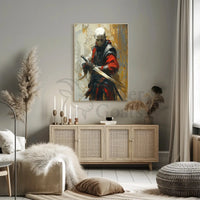 Fantasy Warrior Art Print for Artistic or Pop Culture Poster PosterGoat