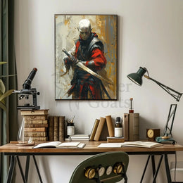 Fantasy Warrior Art Print for Artistic or Pop Culture Poster PosterGoat