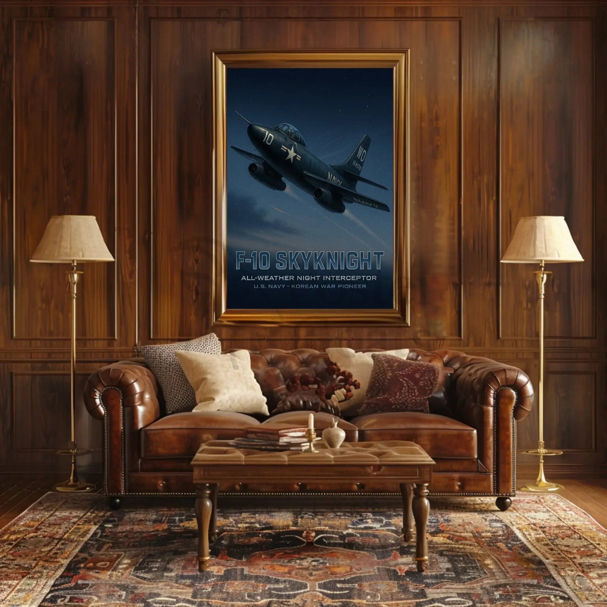 Fighter Plane Flying Through The Sky Travel Poster PosterGoat