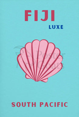 Fiji Luxe Tropical Paradise Travel Poster PosterGoat