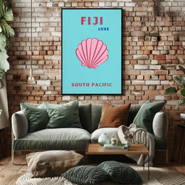 Fiji Luxe Tropical Paradise Travel Poster PosterGoat