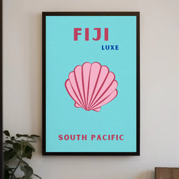 Fiji Luxe Tropical Paradise Travel Poster PosterGoat
